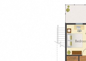 2 Bedroom 1 Bath-2D Floorplan 2 Bedroom 1 Bath-2D Floorplan-Marrero Commons Apartments, New Orleans, LA